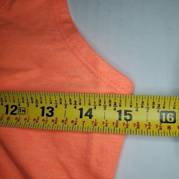 Harley Davidson Orange Tank Sz M - Picture 8 of 9